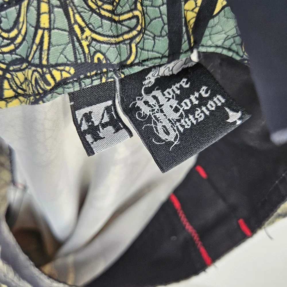 Vintage More Core Division MCD Board Shorts Mens 44 Cathedral Window Y2K